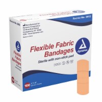 Dynarex Tan Fabric Adhesive Bandage Sterile 1 x 3 100 per Box