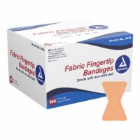 Dynarex White Fabric Adhesive Bandage Sterile 1-3/4 X 3 Inch 100 per Box