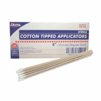 Dukal 014MED-6 Cotton Tipped Applicators, Box of 100