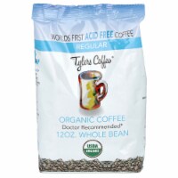 Tyler’s No Acid Organic Coffee Beans, 100% Arabica Full Flavor, 12 oz