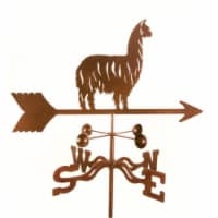 EZ Vane EZ1301-4S Alpaca & Llama Weathervane with Four Sided Mount