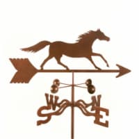 EZ Vane EZ1505-4S Running Horse Weathervane with Four Sided Mount