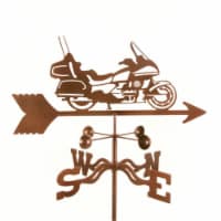 EZ Vane EZ1023-PT Touring Motorcycle Weathervane with Post Mount