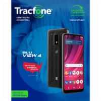 Tracfone BLU View 4 32GB Prepaid Smartphone - Black