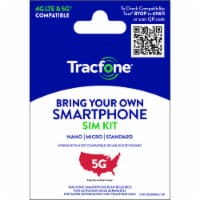 Tracfone Bring Your Own Phone Prepaid SIM Kit | 3-in-1 CDMA/GSM Sim Cards Perspective: Main