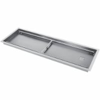 49 X16  Drop-In Fire Pit Pan W/Burner Table-Top Fireplace Parts Propane Tank