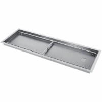 49 X16  Drop-In Fire Pit Pan W/Burner Table-Top Fireplace Parts Propane Tank