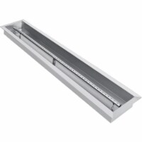49  X 8  Drop-In Fire Pit Pan W/ Burner Propane Tank Linear Trough Bonfire