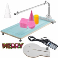 Hot Wire Foam Cutting Machine Accurate Styrofoam Cutter Stainless Steel Table