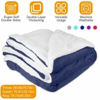 Fleece Throw Blanket Warm Soft Flannel Bed Cover Cuddly Cozy Sofa Travel Car Blanket Queen