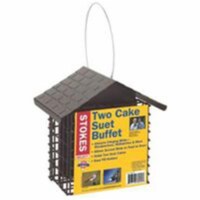 Stokes Select Double Suet Bird Feeder - Black