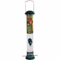 Stokes Select Green Plastic Tube Bird Feeder