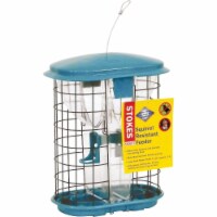 Hiatt Squirrel Resistant Teal Hopper Feeder