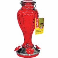 Stokes Select Blossom Glass Hummingbird Feeder