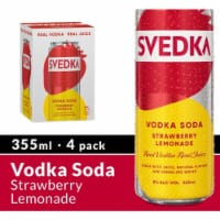 SVEDKA Strawberry Lemonade Vodka Soda Canned Cocktail Perspective: Main