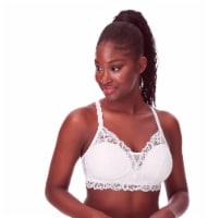 Bali Lace Desire Wire-Free Bra - White Perspective: Main