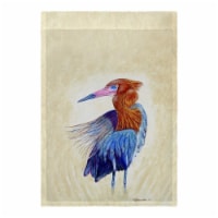 Betsy Drake FL1133 12.5 x 18 in. Reddish Egret Portrait Flag