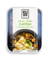 Wild Side Garlic Butter Catfish with Barley Perspective: Main