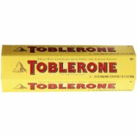 Toblerone Swiss Milk Chocolate with Honey and Almond Nougat,100g Bars,Total600g(Pack of 6)