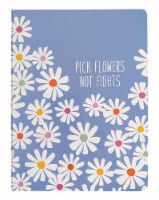 Carolina Pad Cheerful Daisy Layflat Journal Perspective: Main