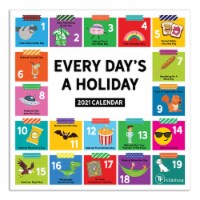 TF Publishing Every Day’s A Holiday 2021 Mini Wall Calendar Perspective: Main