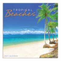 TF Publishing Tropical Beaches 2021 Mini Wall Calendar Perspective: Main