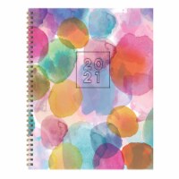 TF Publishing Large 2021 Weekly/Monthly Planner – Watercolor Dots Perspective: Main