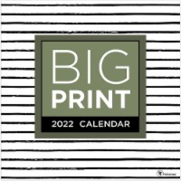 2022 Big Print Wall Calendar by TF Publishing Perspective: Main