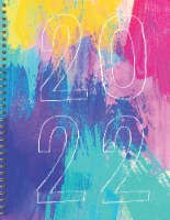 2022 Paint It Bright Large Weekly Monthly Planner by TF Publishing Perspective: Main
