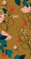 TF Publishing 2022 Floral Jewels Small Weekly Monthly Planner Perspective: Main