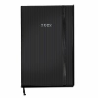 TF Publishing 2022 Leatherette Weekly Monthly Planner - Midnight Navy Perspective: Main
