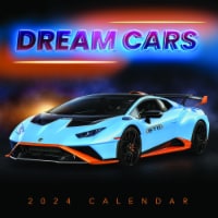 TF Publishing 2024 Dream Cars 12 Month Wall Calendar Perspective: Main