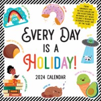 TF Publishing 2024 Every Day's A Holiday 12 Month Wall Calendar