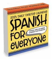 2025 Spanish Words Daily Desktop Calendar Perspective: Main