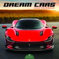2026 Dream Cars Wall Calendar Perspective: Main