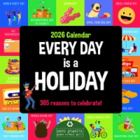 2026 Every Day's A Holiday 12 Month Mini Wall Calendar by TF Publishing Perspective: Main