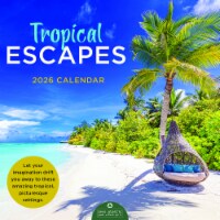 2026 Tropical Escapes 12 Month Wall Calendar by TF Publishing Perspective: Main