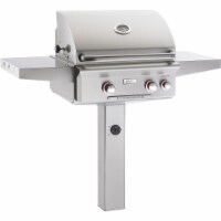 American Outdoor Grill 24NGT-00SP 24 in. Post Mount Gas Grill with 2 Primary Burners & Analog