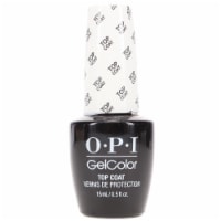 OPI W-C-5057 GelColor Soak-Off Gel Lacquer Nail Polish for Women, No.GC 030 Top Coat - 0.5 oz