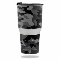 MightySkins RTTUM2017-Black Camo Skin for RTIC 20 oz Tumbler 2017 - Black Camo
