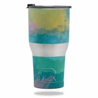 MightySkins RTTUM3017-Watercolor Blue Skin for RTIC Tumbler 30 oz 2017 - Watercolor Blue