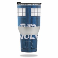 MightySkins RTTUM4017-Time Lord Box Skin for RTIC Tumbler 40 oz 2017 - Time Lord Box