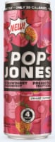 Pop Jones™ Strawberry Passion Prebiotic Soda Perspective: Main