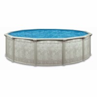 Aquarian 15' x 52  Khaki Venetian Round Above Ground Backyard Swimming Pool