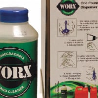 Worx Biodegradable Hand Cleaner Industrial Cleaner Dispenser Kit,1 lb  11-9965