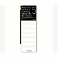 Grimm  We All Must Have a Belief in Something Magnetic Note Pad with Pencil