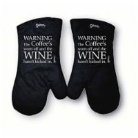 Grimm GRIMMKICKMITT Warning The Coffees Worn Off & The Wine Hasnt Kicked in Oven Mitt