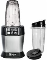 Ninja® Nutri Ninja® Auto-iQ™ Blender - Silver/Black Perspective: Main