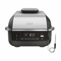 Ninja Foodi Smart 5-in-1 Indoor Grill & Air Fryer with Built in Thermometer