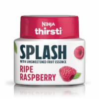 Ninja® Thirsti™ Ripe Raspberry SPLASH with Unsweetened Fruit Essence Water Enhancer Bottle Perspective: Main